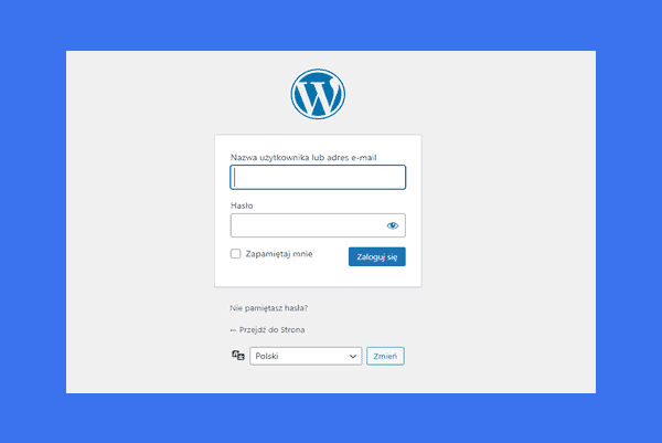 Nowa opcja przy logowaniu w WordPress 5.9