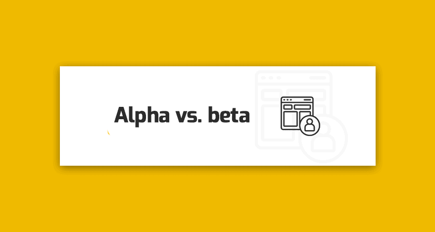 alpha vs beta testy